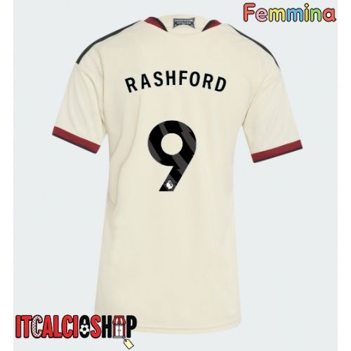 Manchester United Marcus Rashford #9 Terza Maglia Femmina 2026-27 Manica Corta